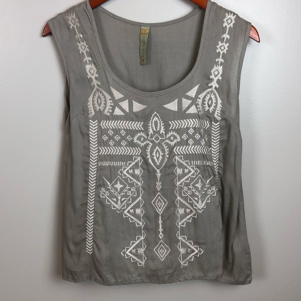 Dizzy Love Embroidered Tank
